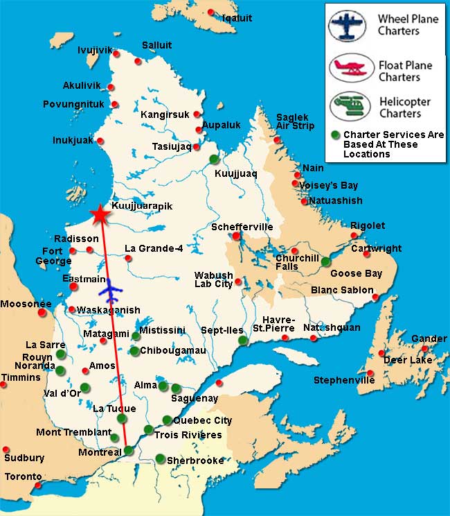 Montreal Charter Flights